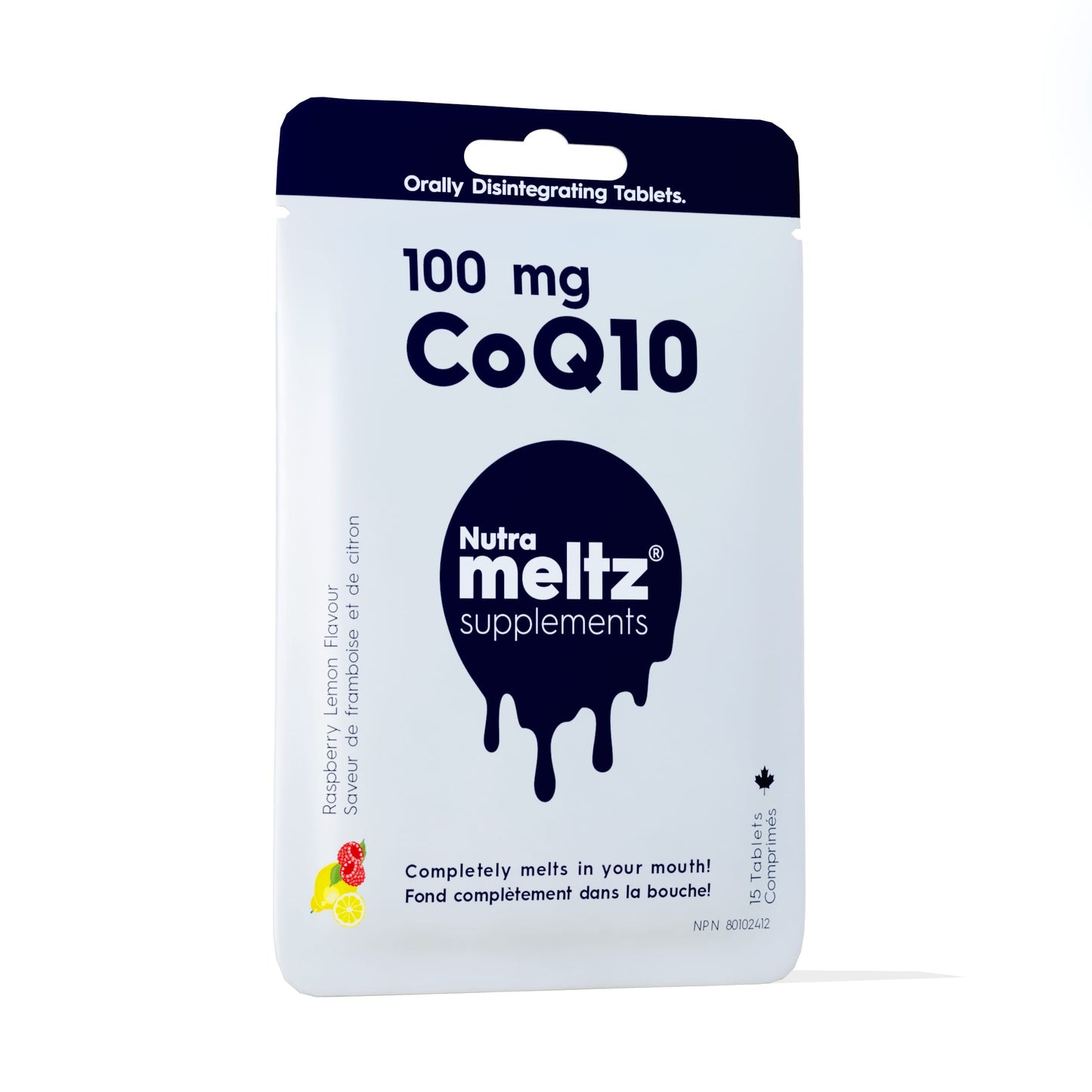 Case of 12 x 15 Tablets | Nutrameltz CoQ10 100mg Case of 12 x 15 Tablets