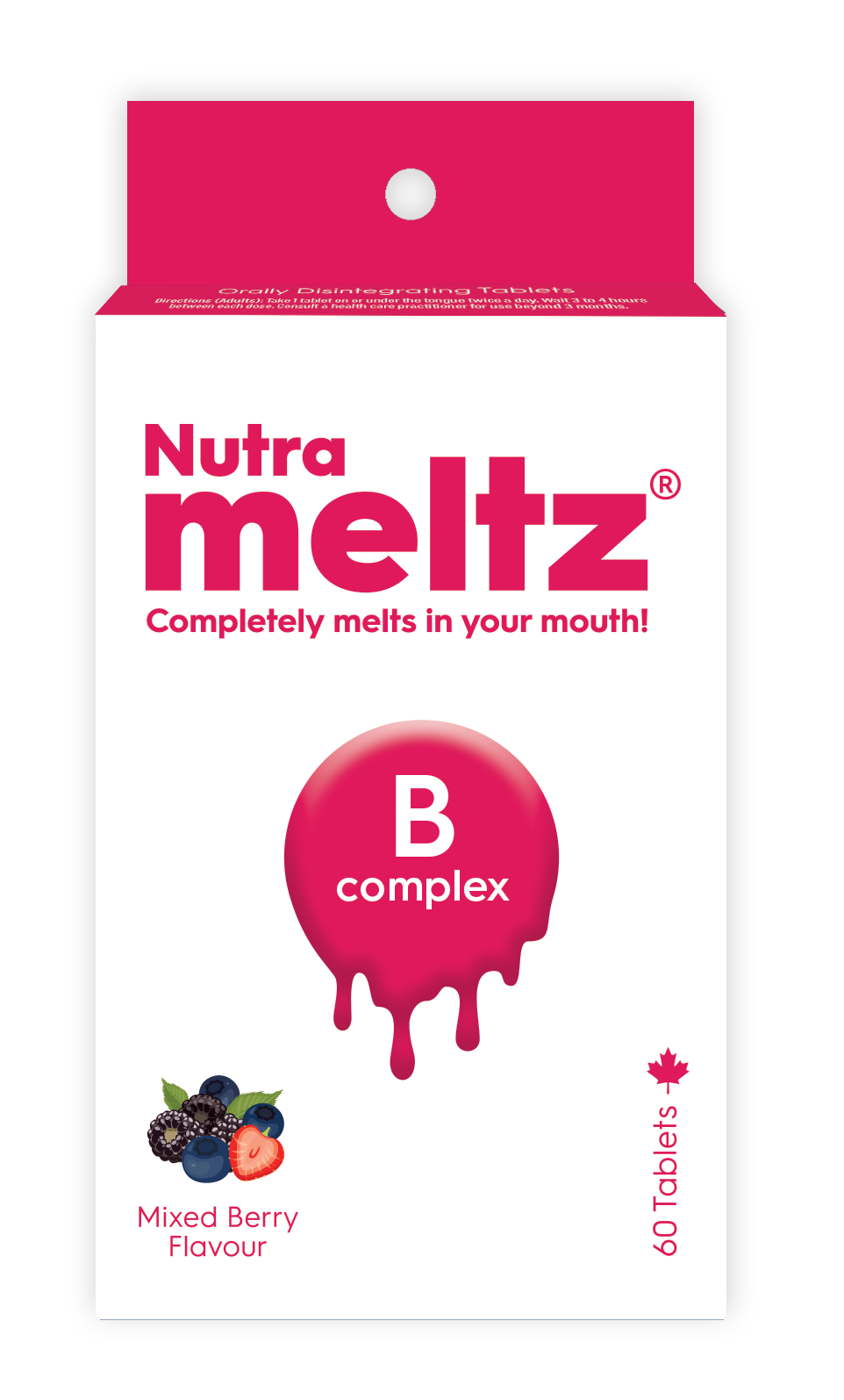 60 Tablets | Nutrameltz Vitamin B-Complex 60 Tablets