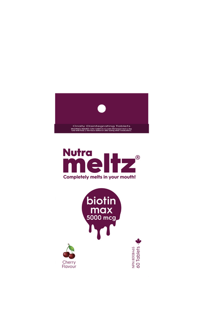 60 Tablets | Nutrameltz Biotin Max 5000mcg 60 Tablets