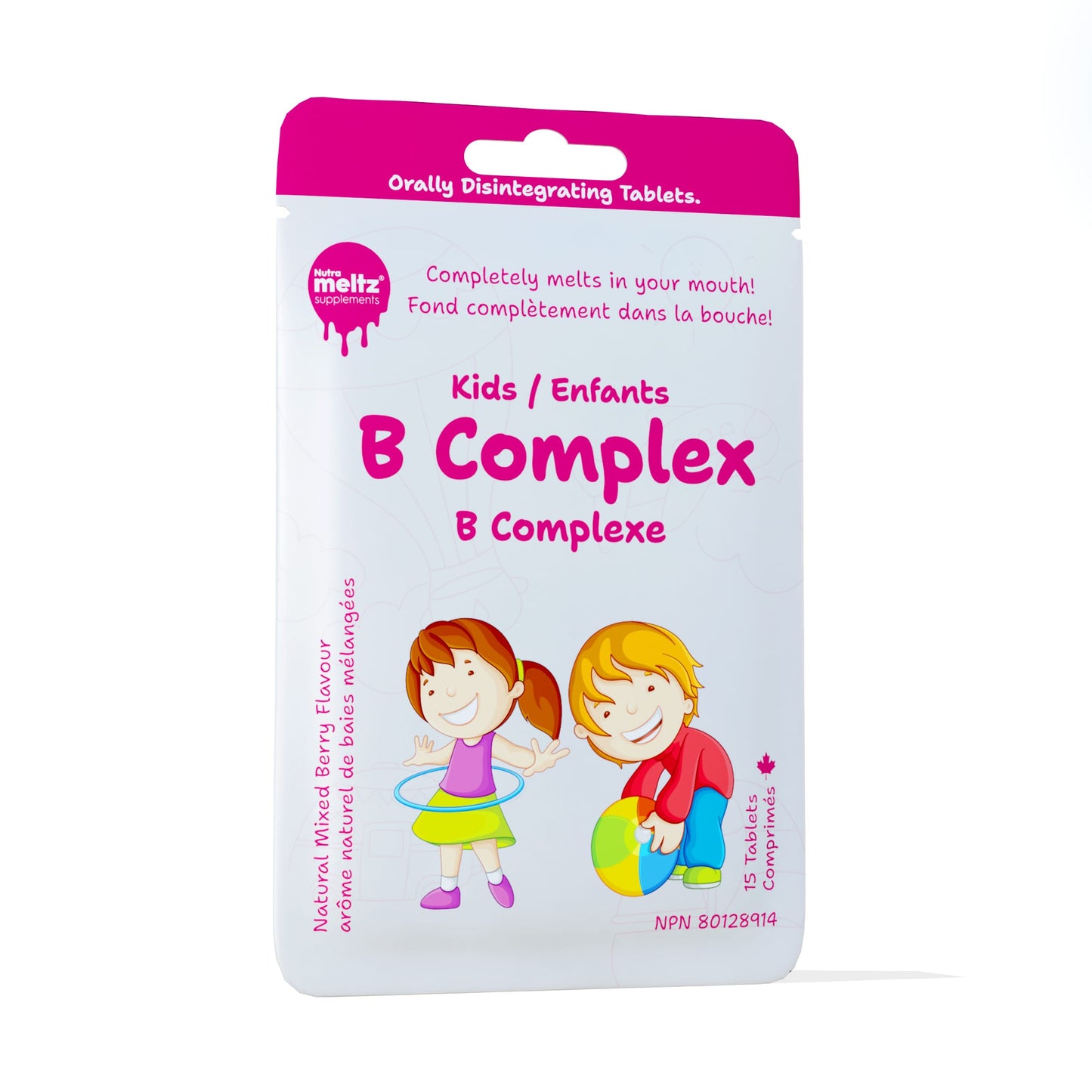Case of 12 x 15 Tablets | Nutrameltz KIDS Vitamin B-Complex Case of 12 x 15 Tablets