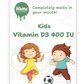 60 Tablets | Nutrameltz KIDS Vitamin D3 400 IU 60 Tablets