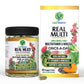 LeafSource Real Multi, 21 Whole Food Vitamins and Minerals from Certified Organic Superfoods, Vegetable Capsules