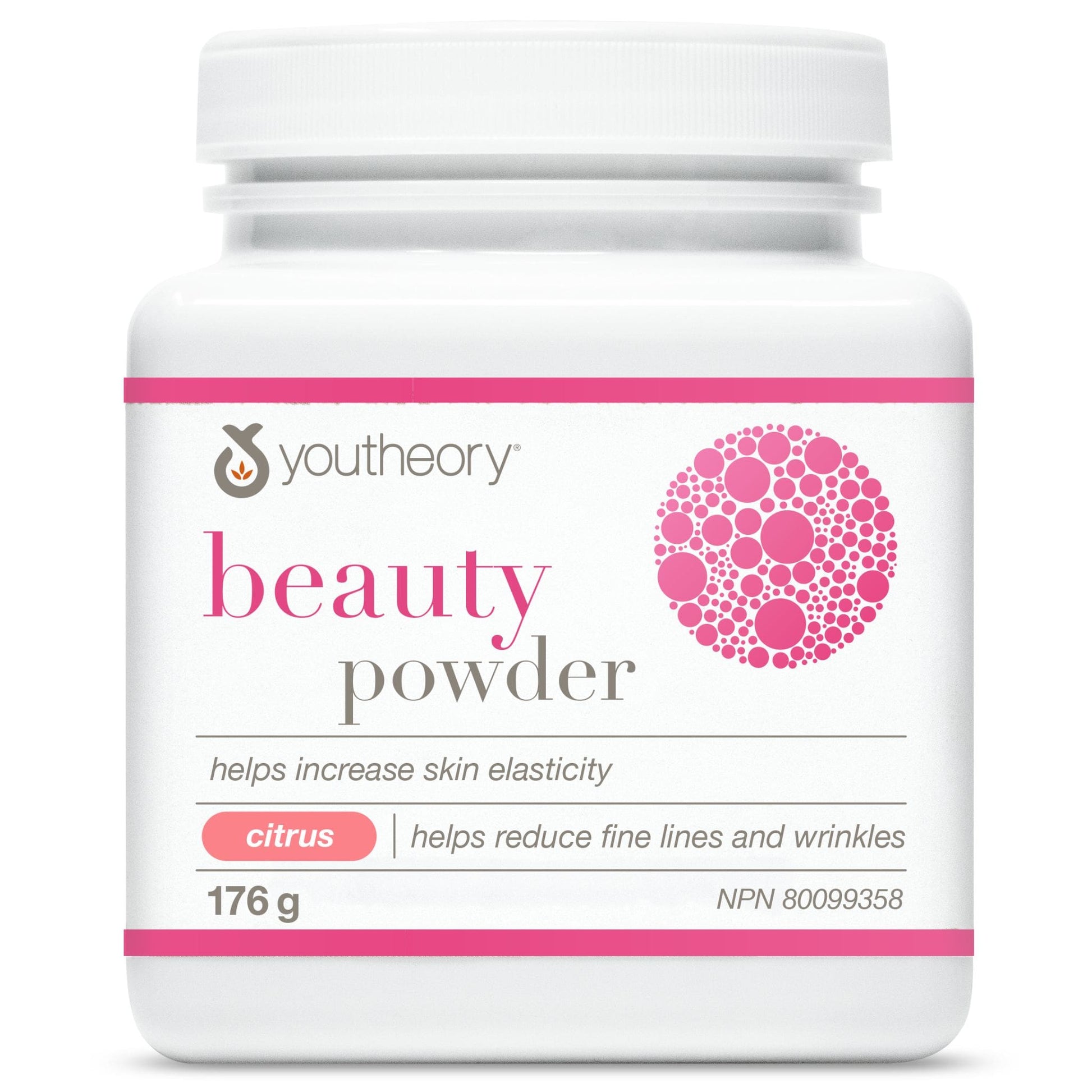 Citrus (176g) | YouTheory Beauty Powder with Hylarounic Acid and Collagen