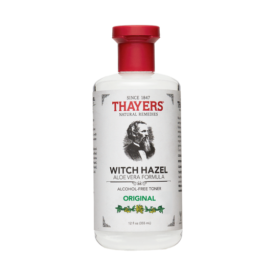 Thayers Alcohol-Free Witch Hazel Toner with Aloe Vera, Gentle Facial Toner, Original, Lavender, Cucumber, Unscented or Coconut Water, 355ml - Original with Aloe Vera