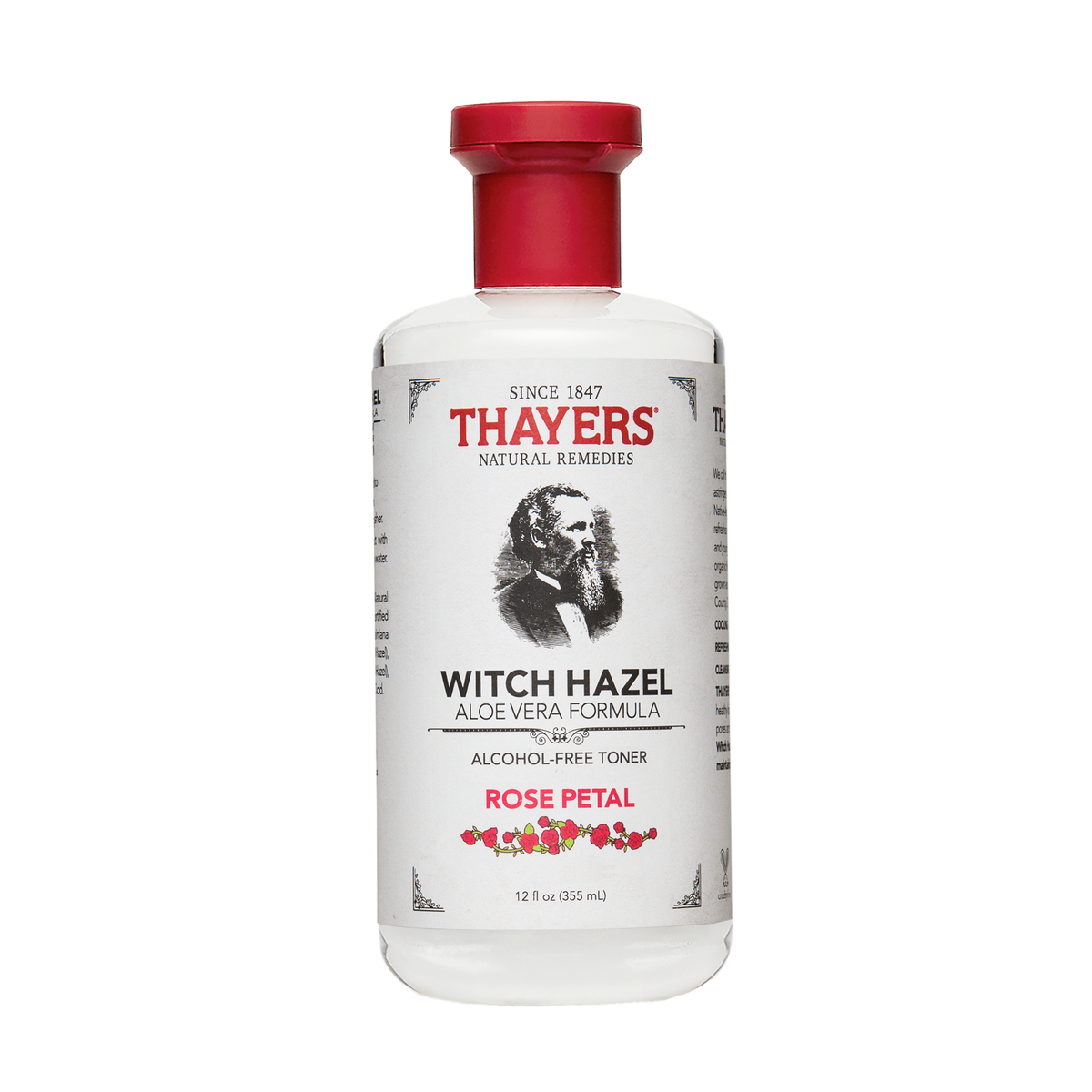 Thayers Rose Petal Witch Hazel Toner with Aloe Vera, Alcohol-Free Facial Toner with Rose Water, 89ml, 237ml or 355ml - 355ml