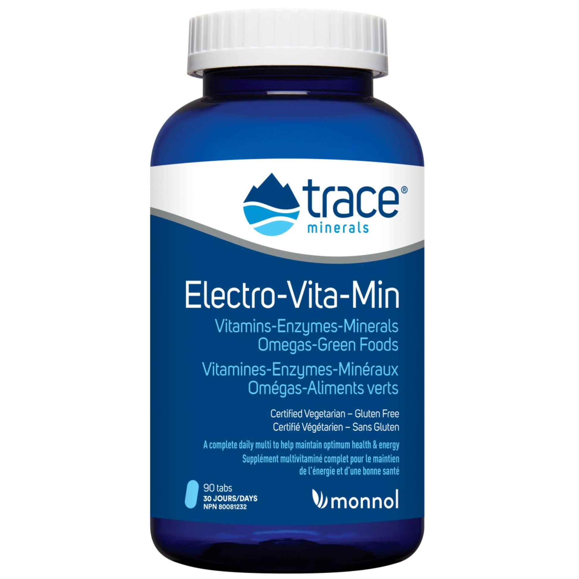 90 Tablets | Trace Minerals Electro-Vita-Min