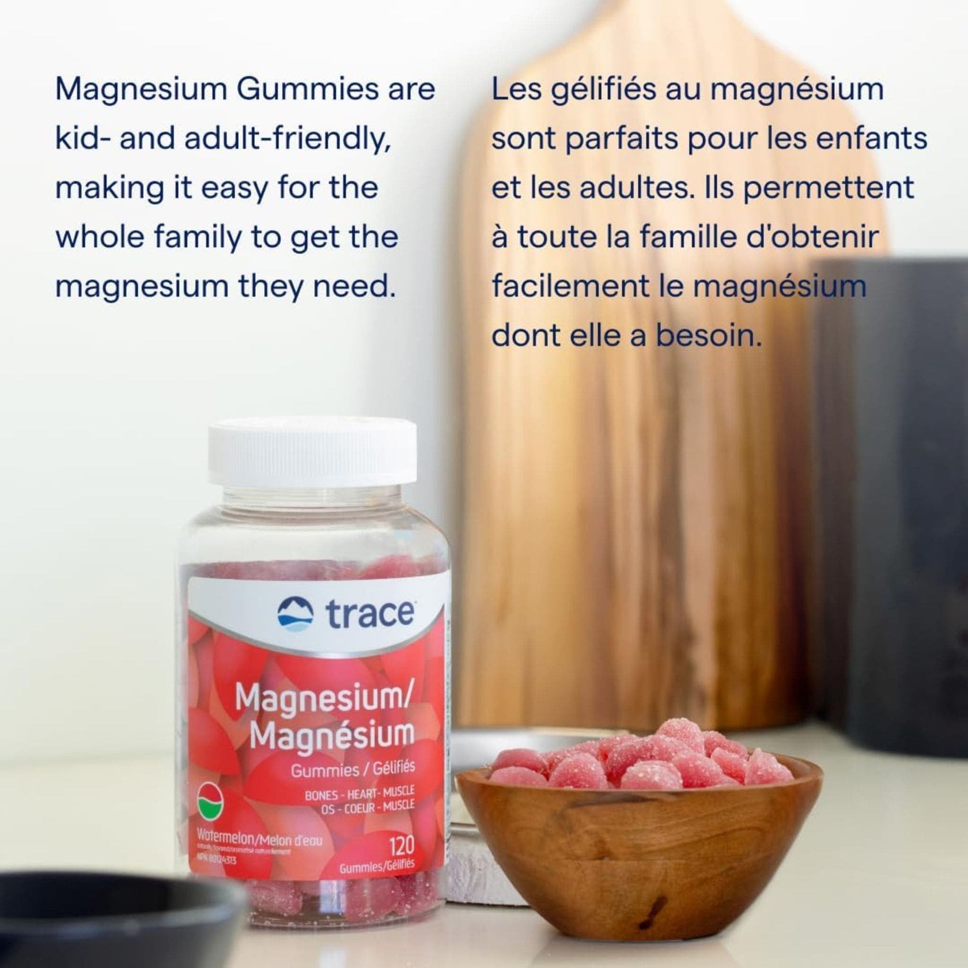 120 Gummies Watermelon | Trace Minerals Magnesium Gummies