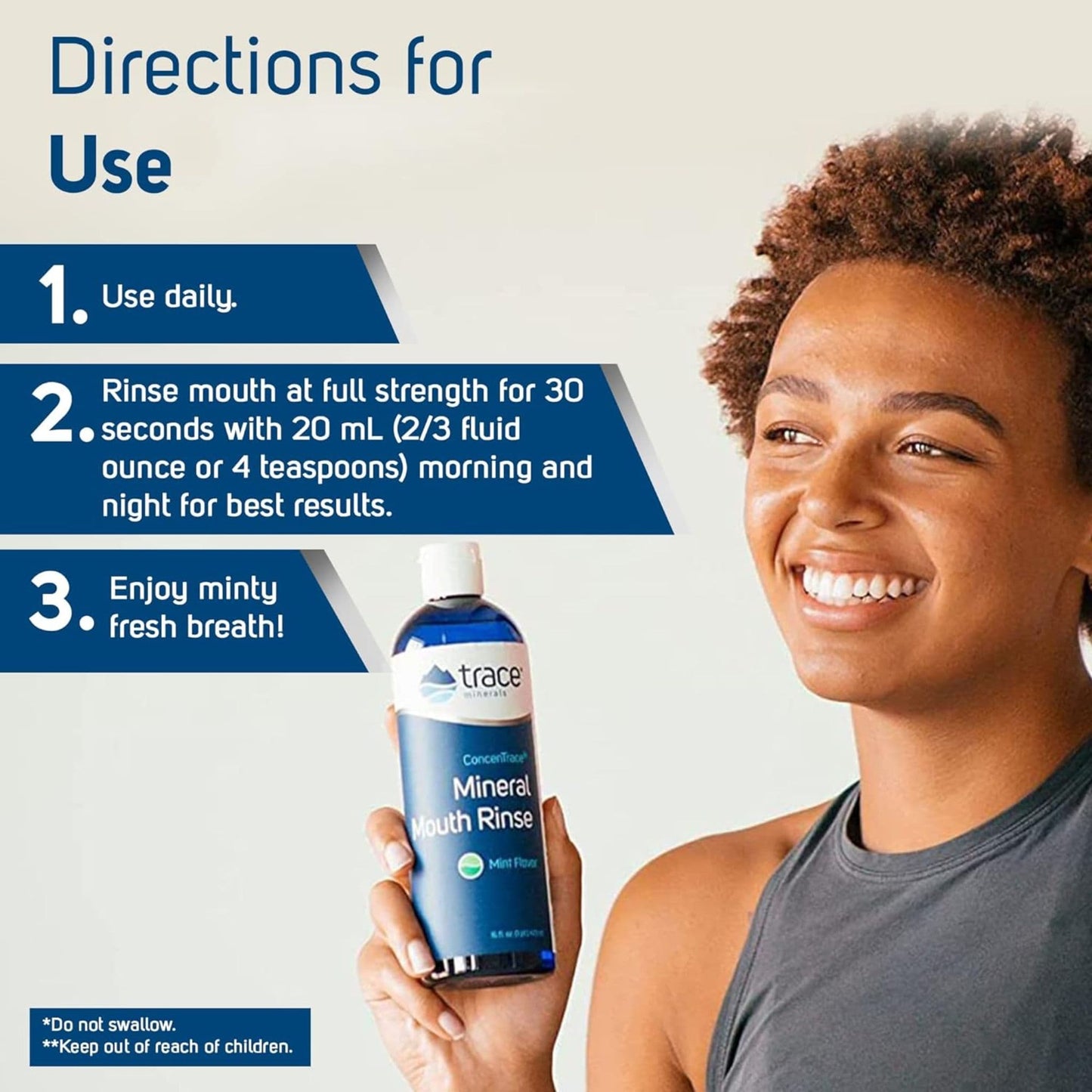 473ml | Trace Minerals ConcenTrace Mineral Mouth Rinse