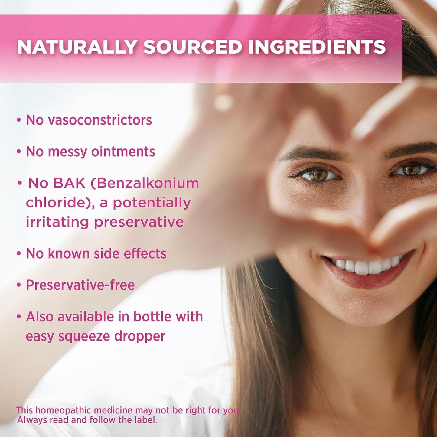 20 Monodoses (20 Single-Use Droppers x 0.4ml) | Similasan Pink Eye Relief Liquid Drops