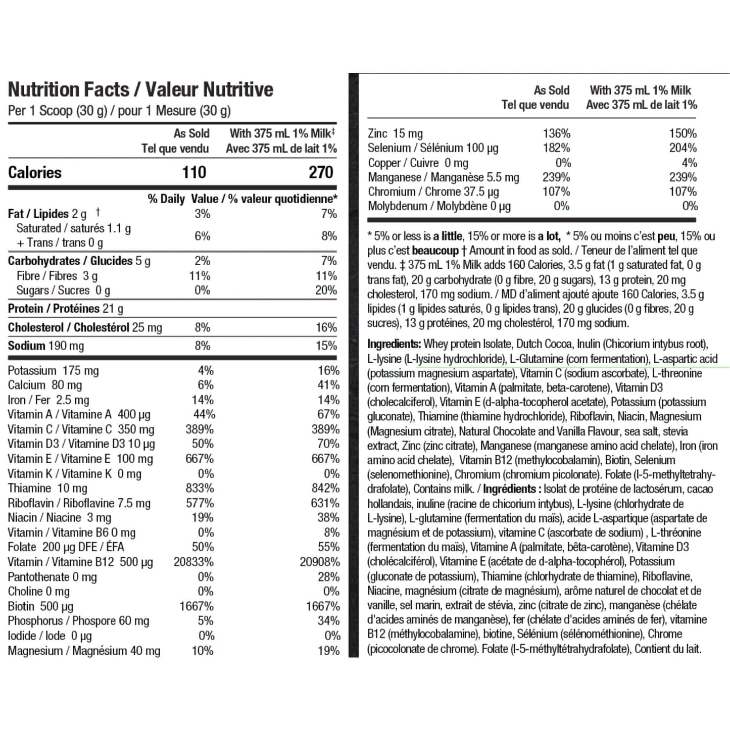 Ducth Chocolate Flavour, 400g | Innotech Nature Pro Premium Grass-Fed Whey Protein Powder