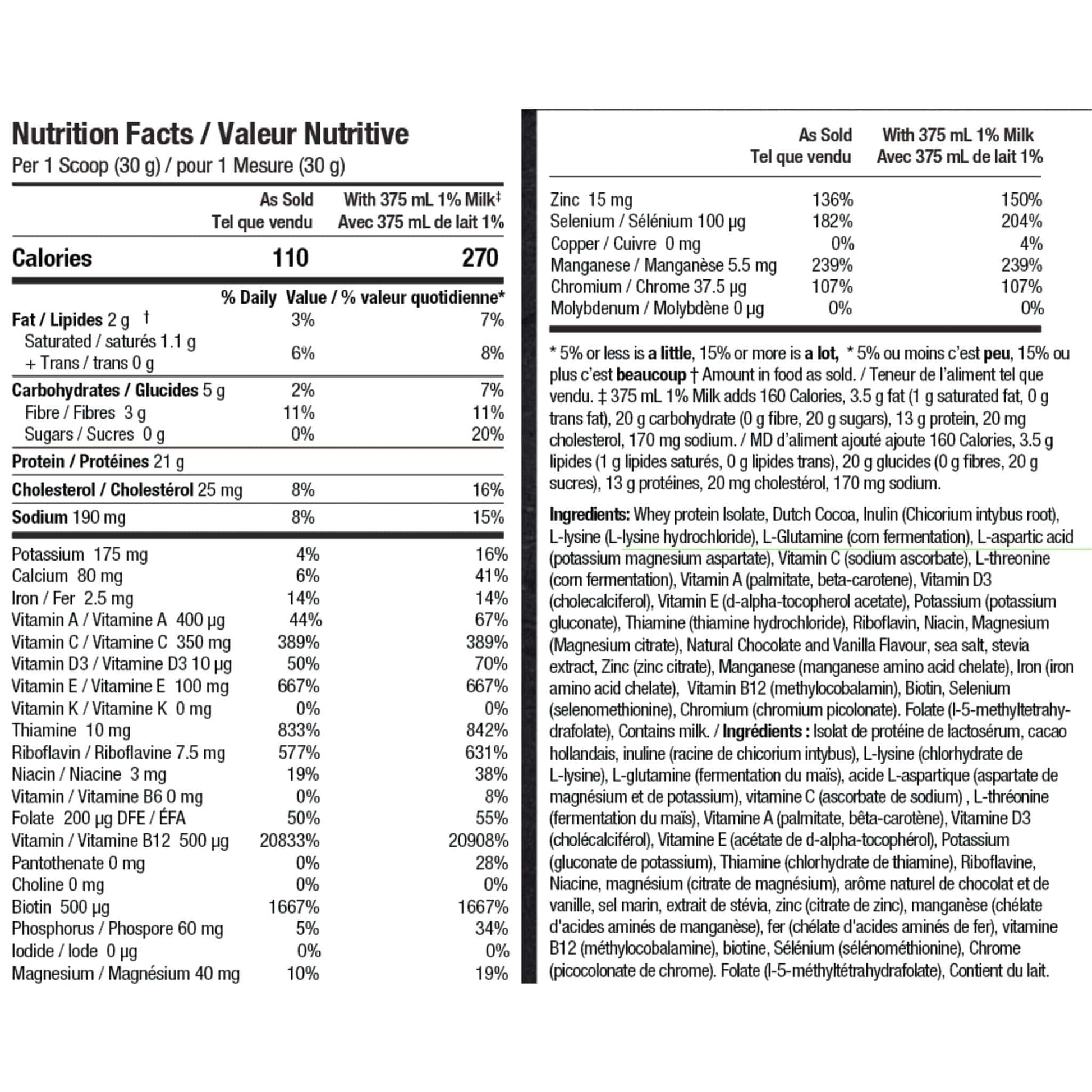 Ducth Chocolate Flavour, 400g | Innotech Nature Pro Premium Grass-Fed Whey Protein Powder