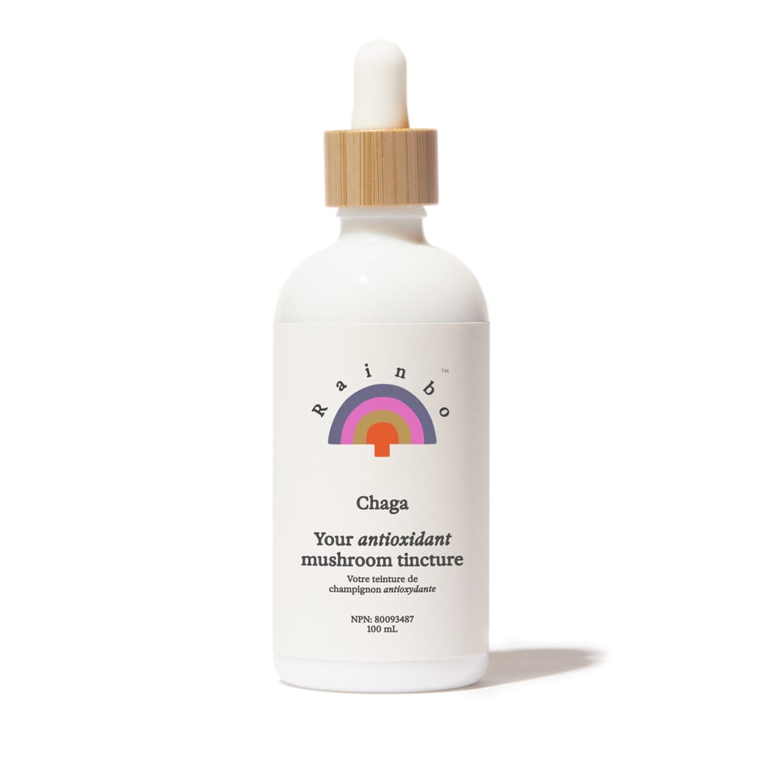 Rainbo Chaga Dual Extract Tincture 100ml bottle