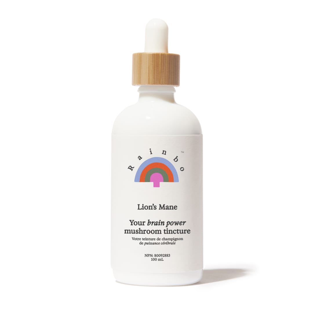 Rainbo Lion's Mane Dual Extract Tincture 100ml bottle