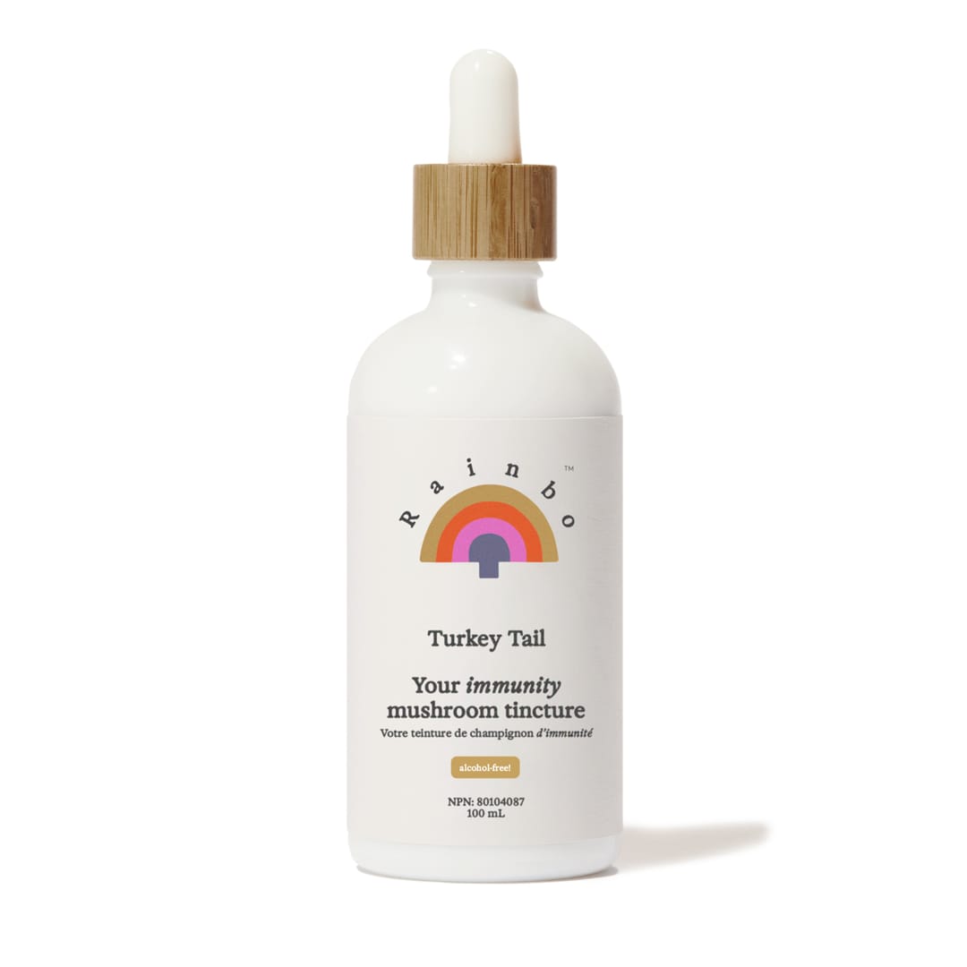 Rainbo Turkey Tail Tincture alcohol free 100ml bottle