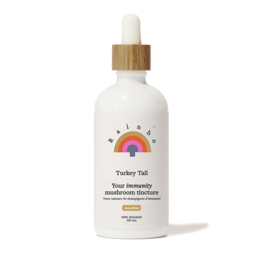 Rainbo Turkey Tail Tincture alcohol free 100ml bottle