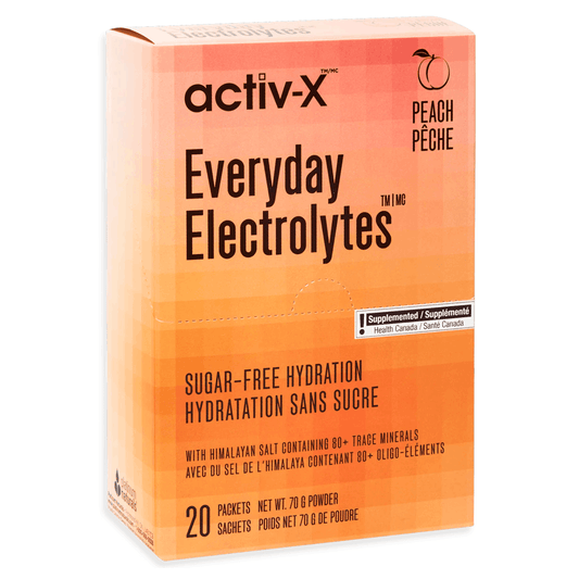 20 Packets Peach | Platinum Naturals Activ-X Everyday Electrolytes