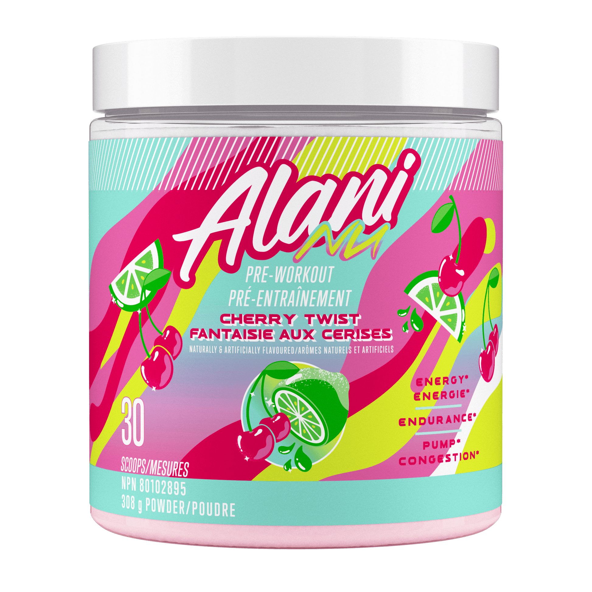 Alani Nu Pre-Workout Powder Cherry Twist