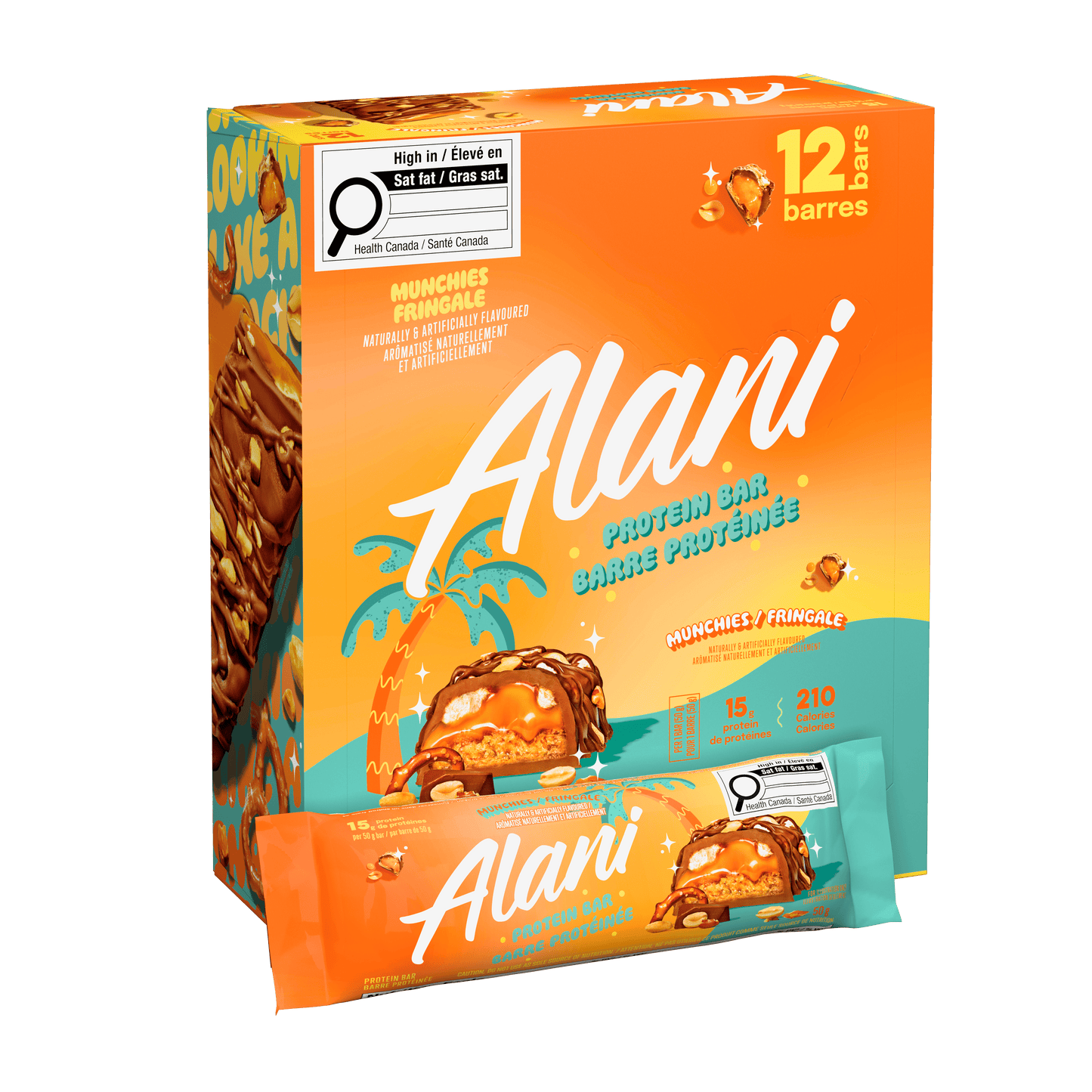 Alani Nu Munchies Protein Bars box of 12