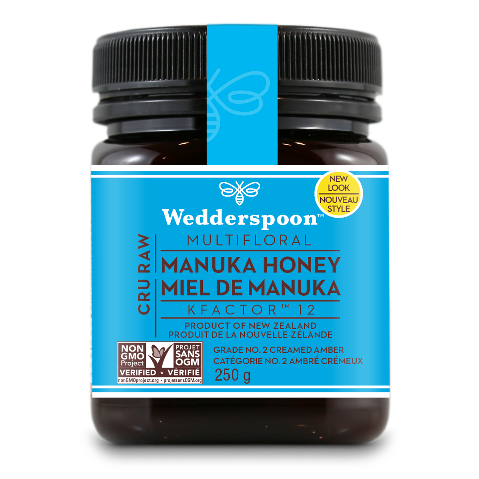 Wedderspoon Raw Manuka Honey KFactor 12 250g