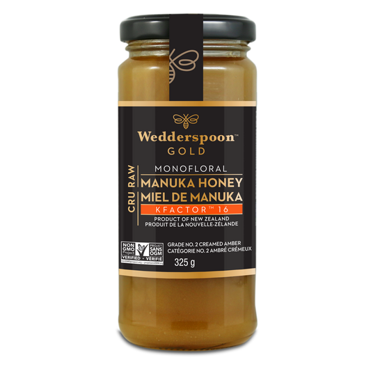 Wedderspoon Raw Manuka Honey KFactor 16 325g 325g