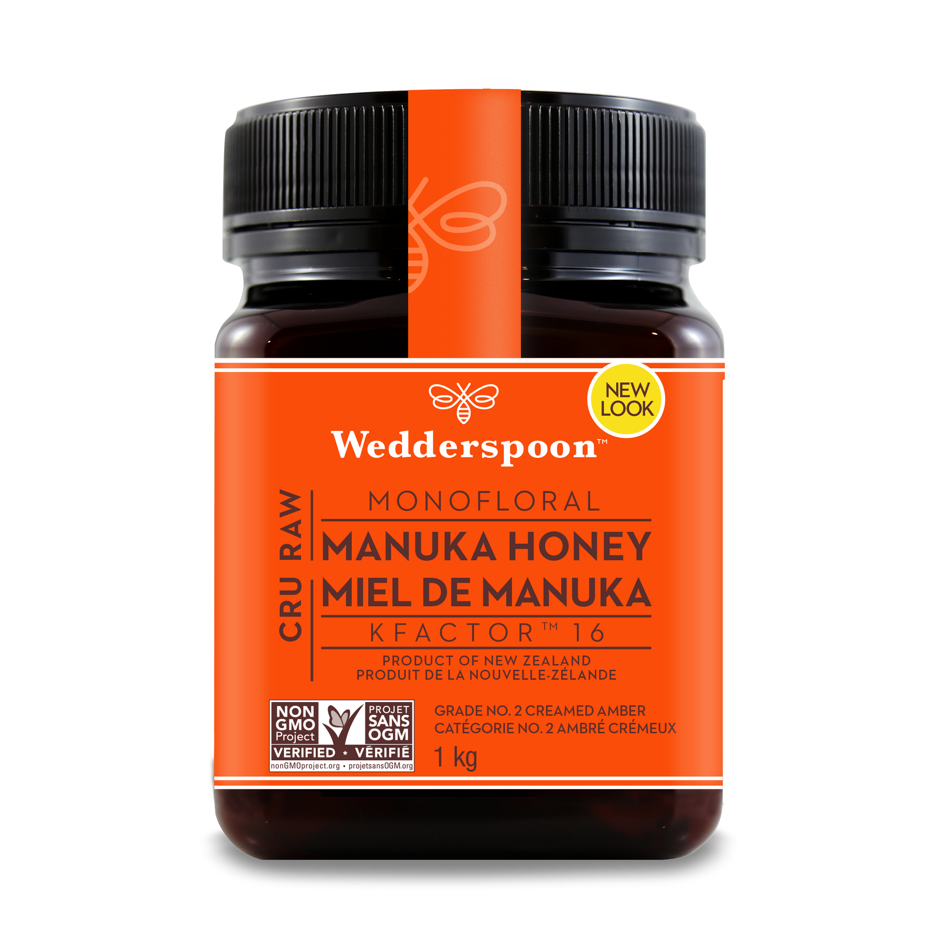 Wedderspoon Raw Manuka Honey KFactor 16 1kg