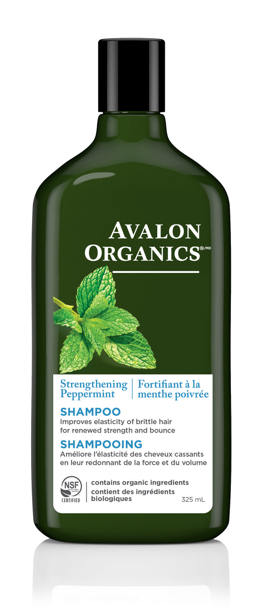 Avalon Organics Peppermint Strengthening Shampoo, 325ml