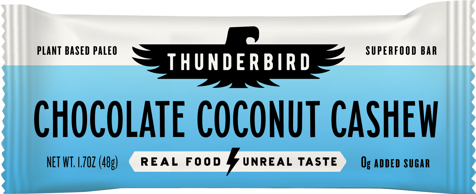 Thunderbird Real Food Bar Chocolate Coconut Cashew box of 12
