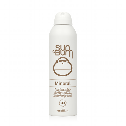 Sun Bum Mineral Sunscreen Spray, Zinc Oxide SPF 30 or SPF 50, Water Resistant 80 Minutes, 170g - SPF 30