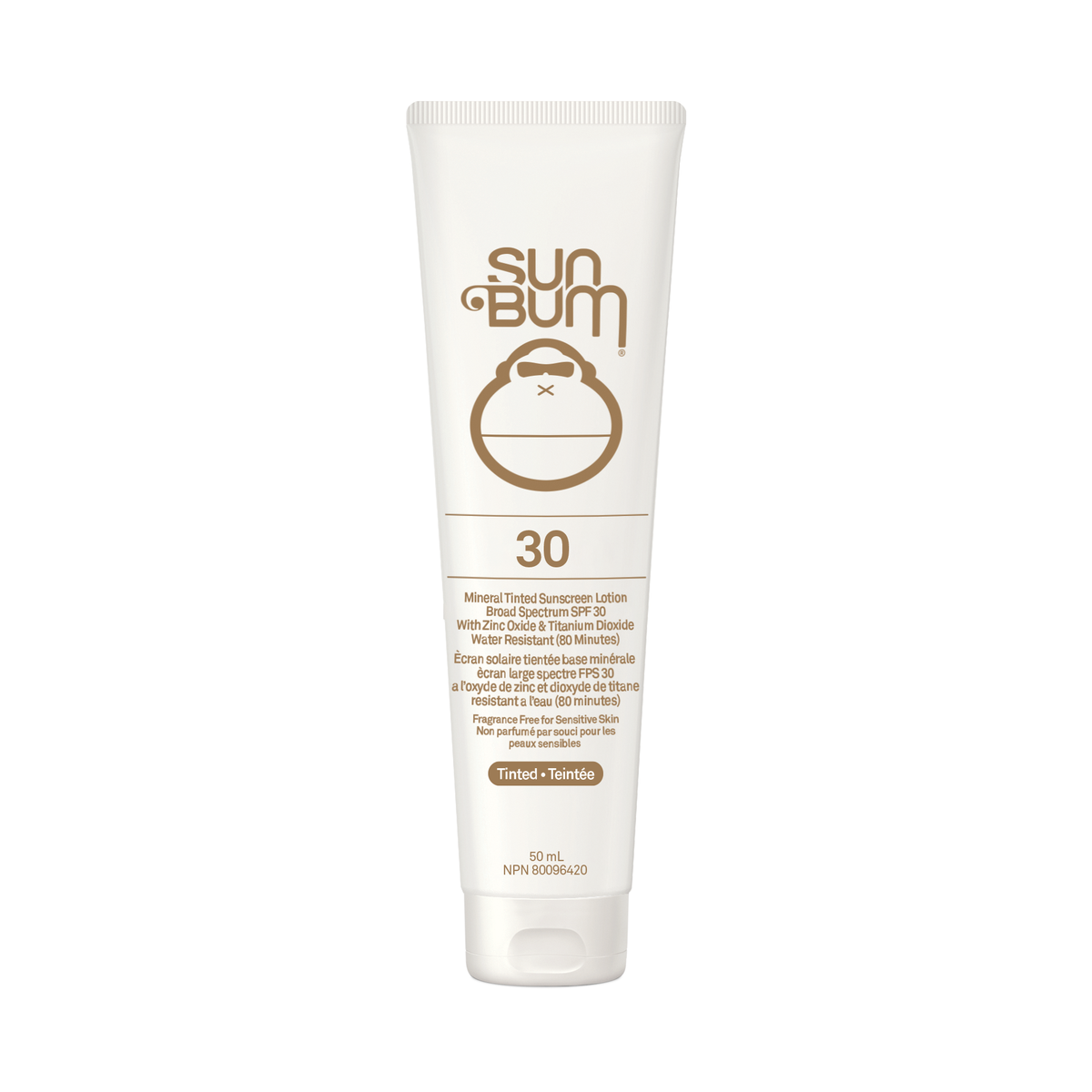 Sun Bum Mineral SPF 30 Tinted Face Lotion, Zinc Oxide and Titanium Dioxide Primer with Matte Finish, Water Resistant 40 Minutes, 50ml