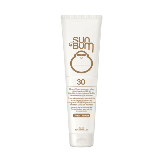 Sun Bum Mineral SPF 30 Tinted Face Lotion, Zinc Oxide and Titanium Dioxide Primer with Matte Finish, Water Resistant 40 Minutes, 50ml