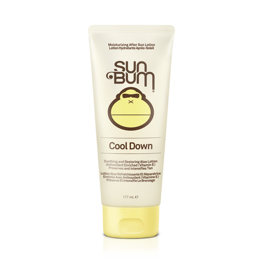 Sun Bum After Sun Cool Down Lotion, Gel or Spray with Aloe and Vitamin E, Cooling Moisturizer for Skin After Sun Exposure, 177ml - Lotion 177ml