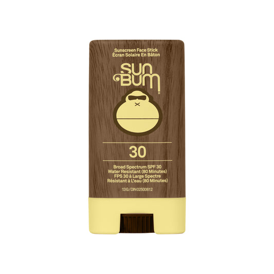 Sun Bum Original SPF 30 Sunscreen Face Stick, Broad Spectrum Mess-Free Stick Sunscreen for Face, Nose and Ears, Water Resistant 80 Minutes, 13g