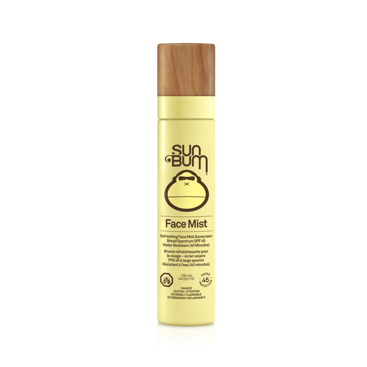 Sun Bum Original SPF 45 Sunscreen Face Mist with Witch Hazel, Broad Spectrum Lightweight Face Sunscreen Spray, Water Resistant 40 Minutes, 100ml