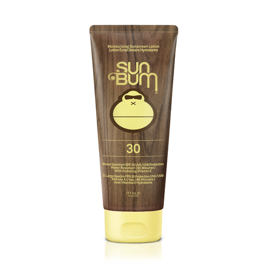 Sun Bum Original Sunscreen Lotion SPF 30 or SPF 50, Broad Spectrum Moisturizing Body Sunscreen with Vitamin E, Water Resistant 80 Minutes, 177ml - SPF 30