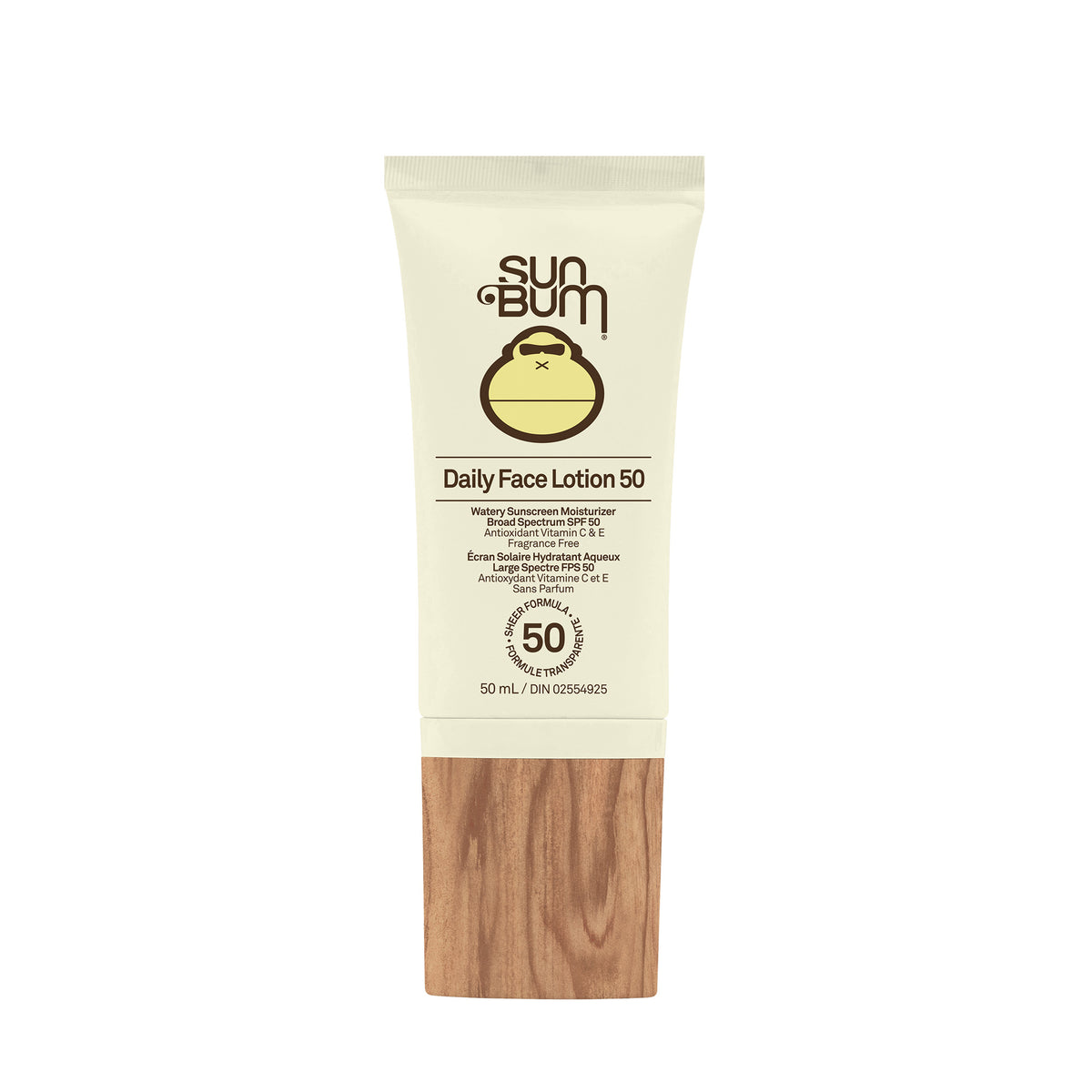 Sun Bum Daily SPF 50 Face Lotion, Lightweight Moisturizing Sunscreen with Vitamin E and Vitamin C Ester, Water Resistant 80 Minutes, 50ml