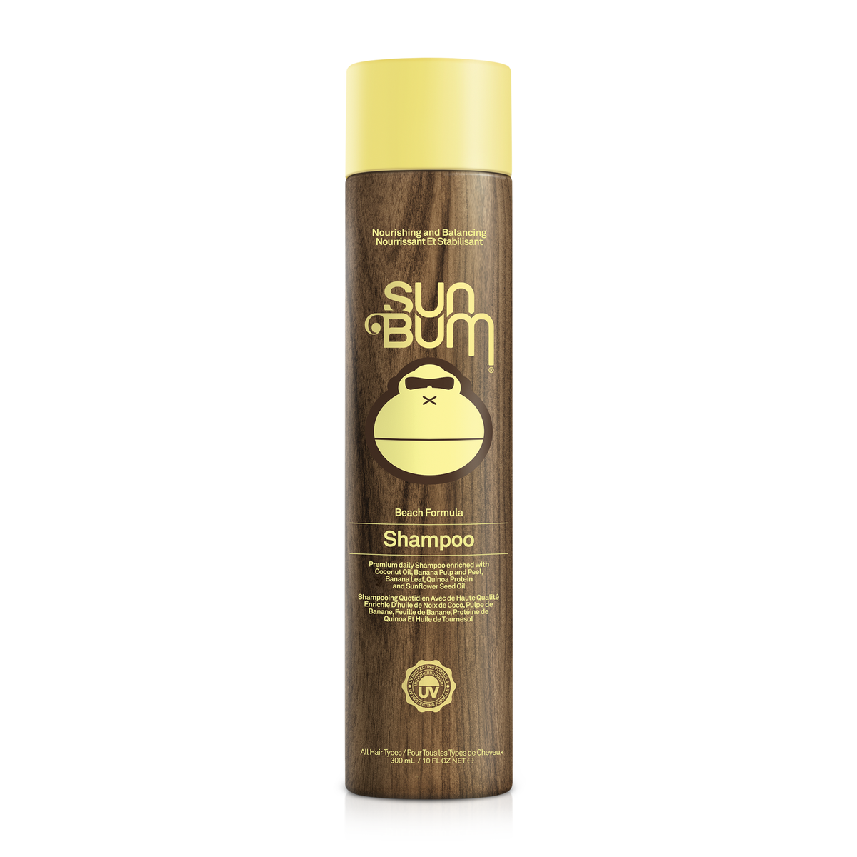Sun Bum Revitalizing Shampoo with Coconut Oil, Banana and Sunflower Seed Oil, Hydrating Daily Shampoo, 300ml