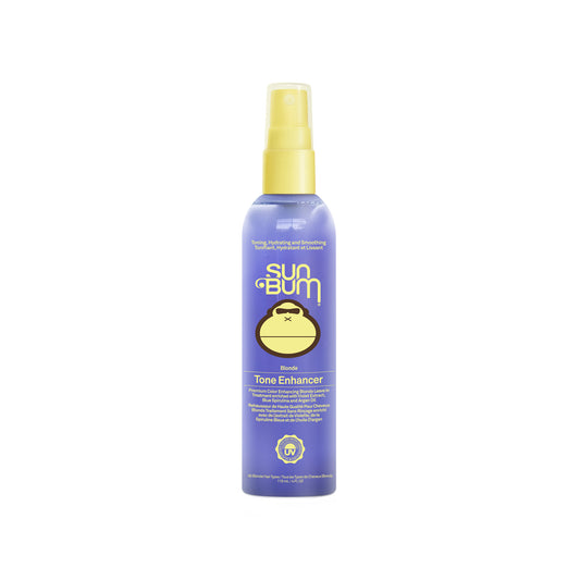 Sun Bum Blonde Tone Enhancer Leave-In with Violet Extract, Blue Spirulina and Argan Oil, Purple Toning Spray, 118ml