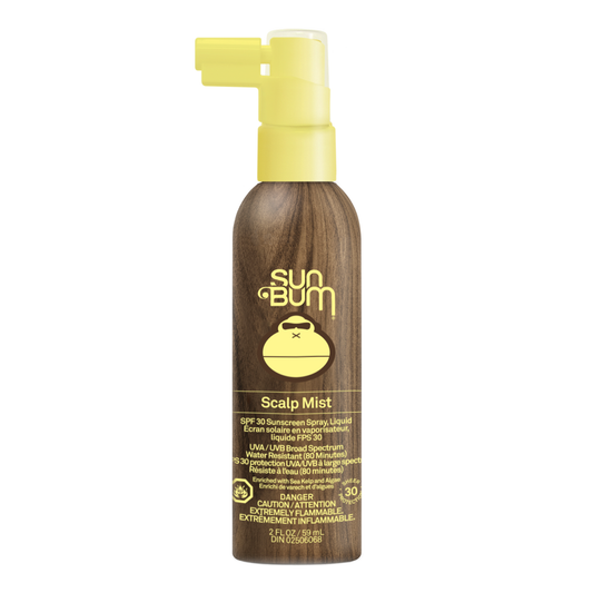 Sun Bum Scalp and Hair Mist SPF 30, Broad Spectrum Sunscreen Spray for Scalp, Part Line and Hair, Fast-Drying and Non-Greasy, Water Resistant 80 Minutes, 59ml