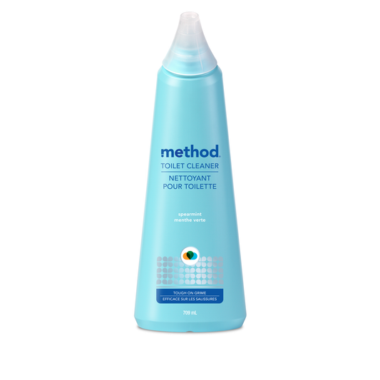 Method Toilet Bowl Cleaner with Citric Acid, Spearmint, 709 ml