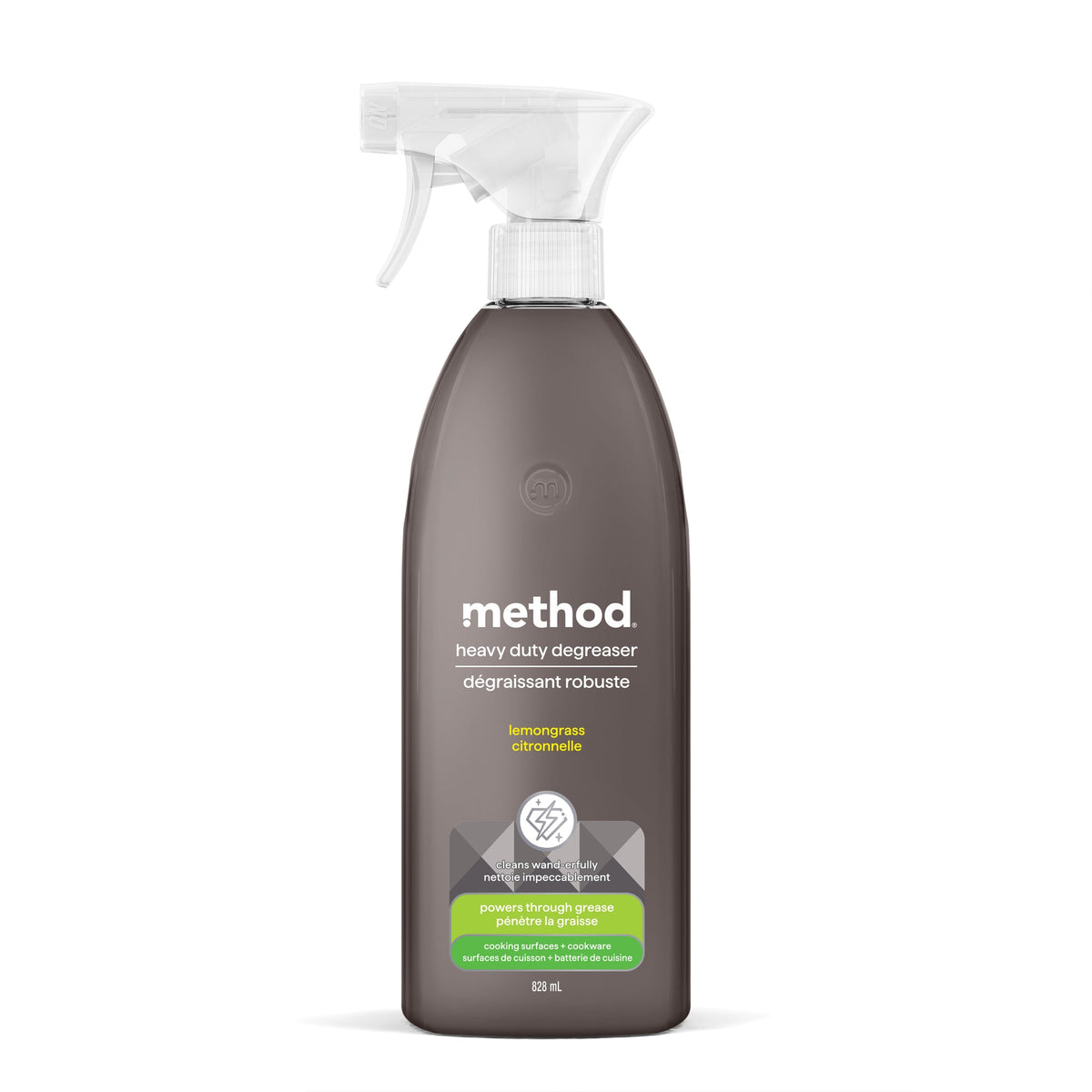 Method Heavy Duty Degreaser Spray, Kitchen + Stovetop, 828 ml
