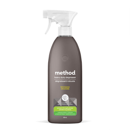 Method Heavy Duty Degreaser Spray, Kitchen + Stovetop, 828 ml