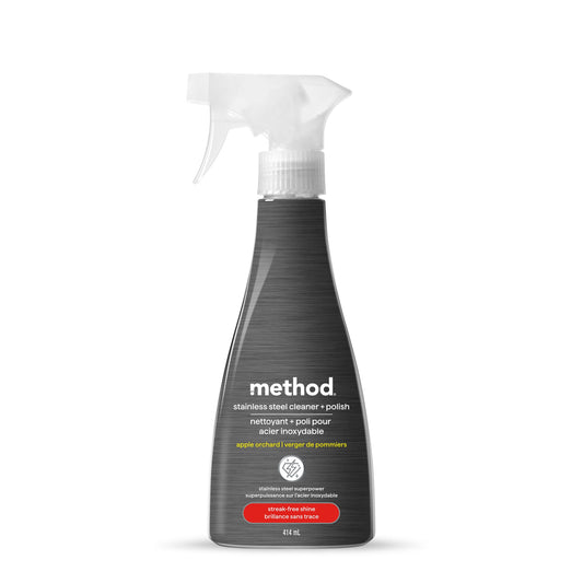 Method Stainless Steel Clean + Polish Spray, 414 ml