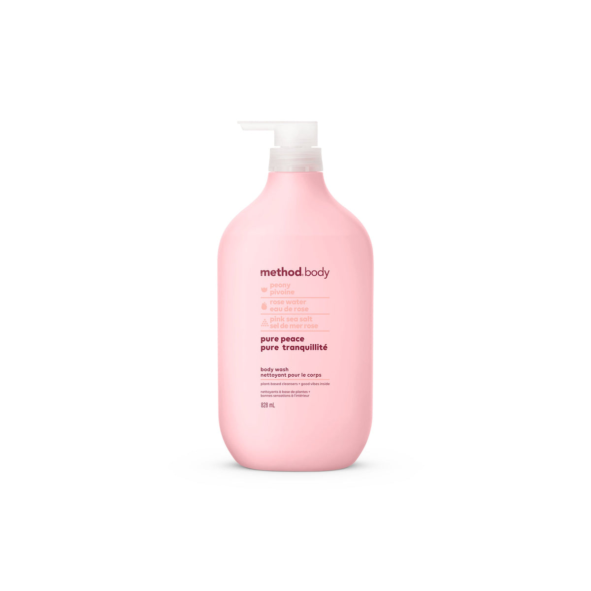 Method Body Wash, Plant-Based Cleansers, 6 Scents - Pure Peace / 828 ml
