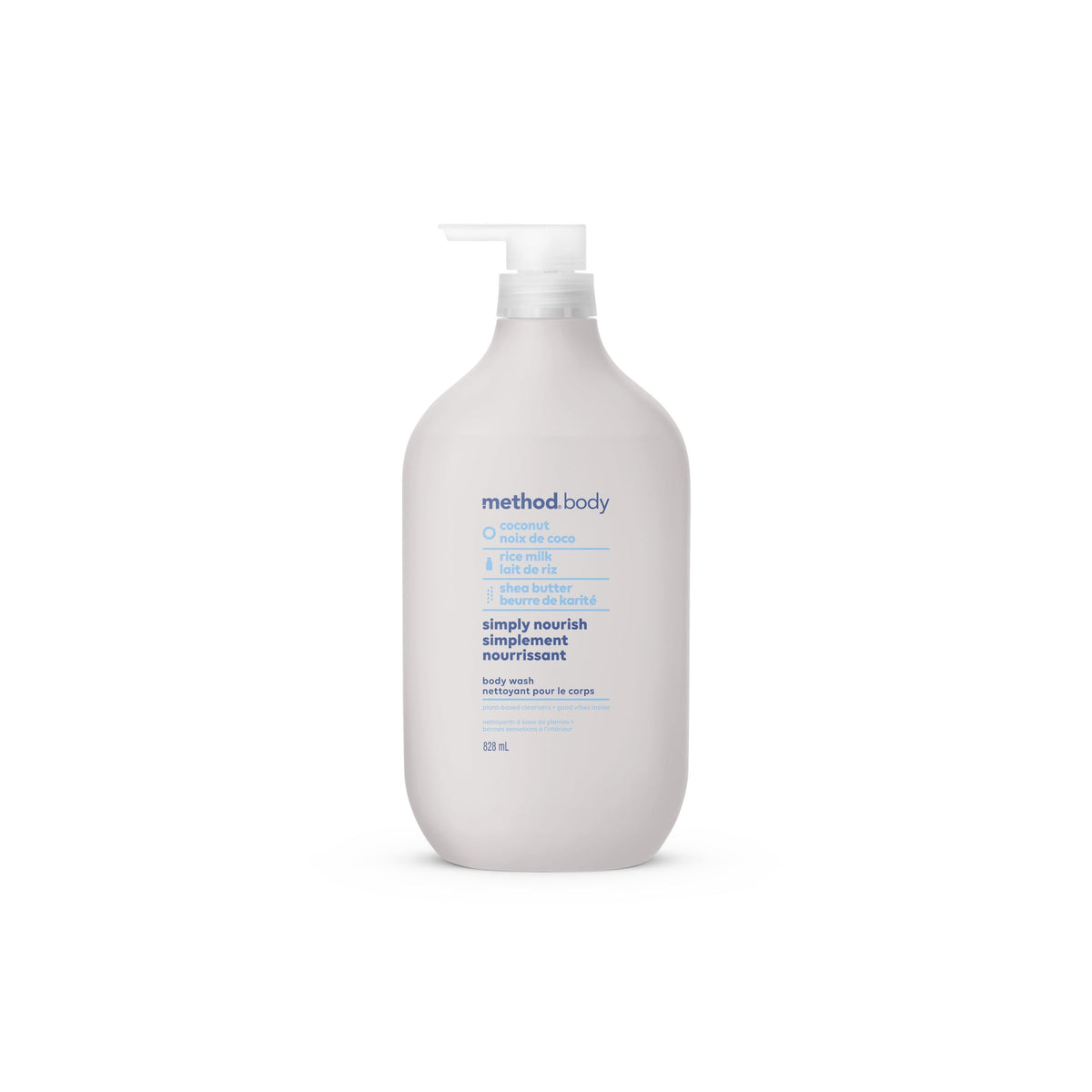 Method Body Wash, Plant-Based Cleansers, 6 Scents - Simply Nourish / 828 ml