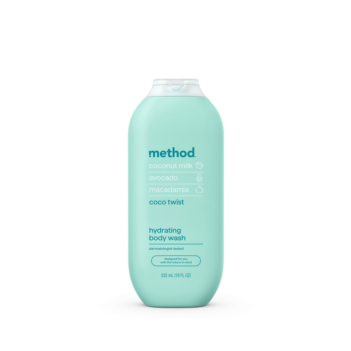 Method Body Wash, Plant-Based Cleansers, 6 Scents - Coco Twist / 532 ml