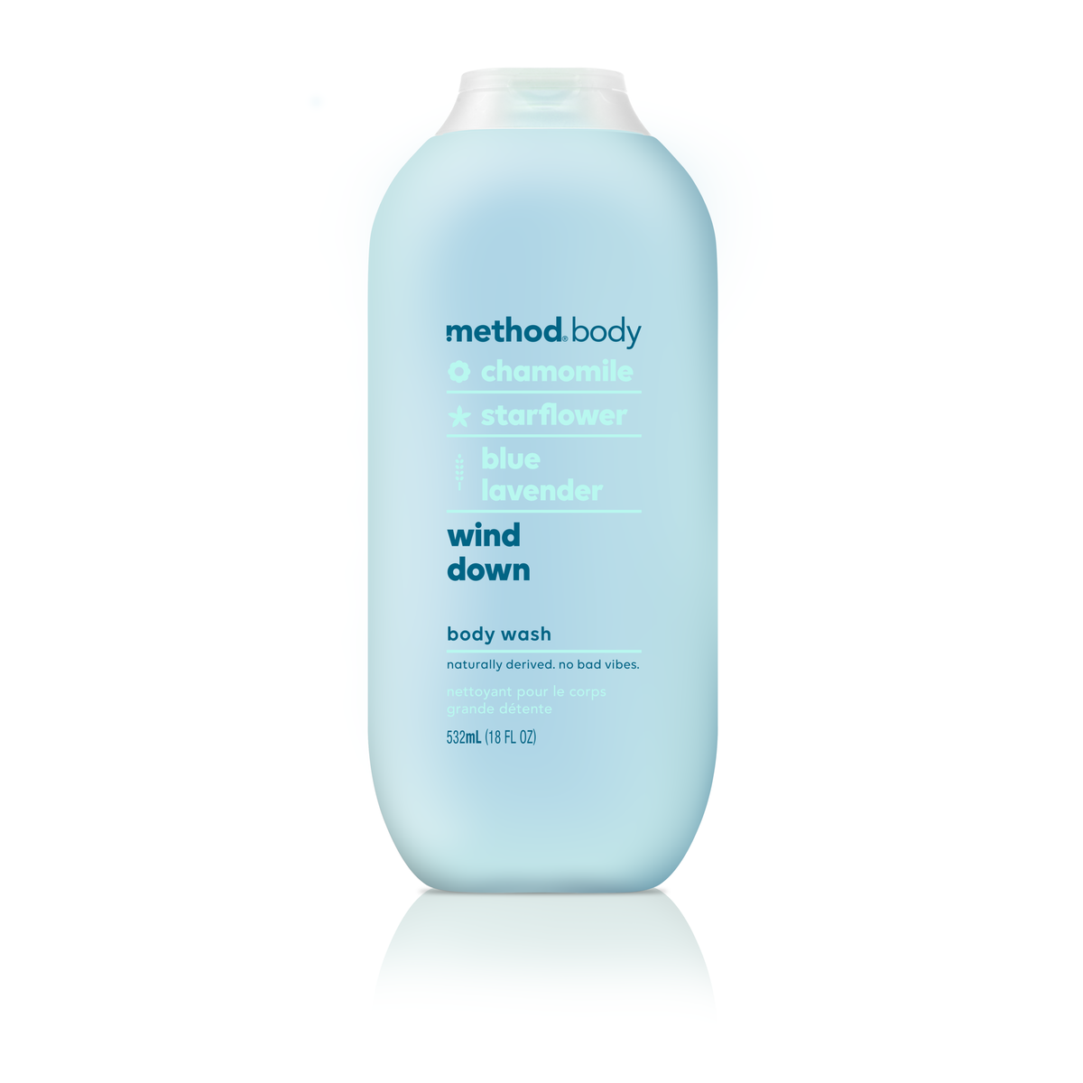 Method Body Wash, Plant-Based Cleansers, 6 Scents - Wind Down / 532 ml