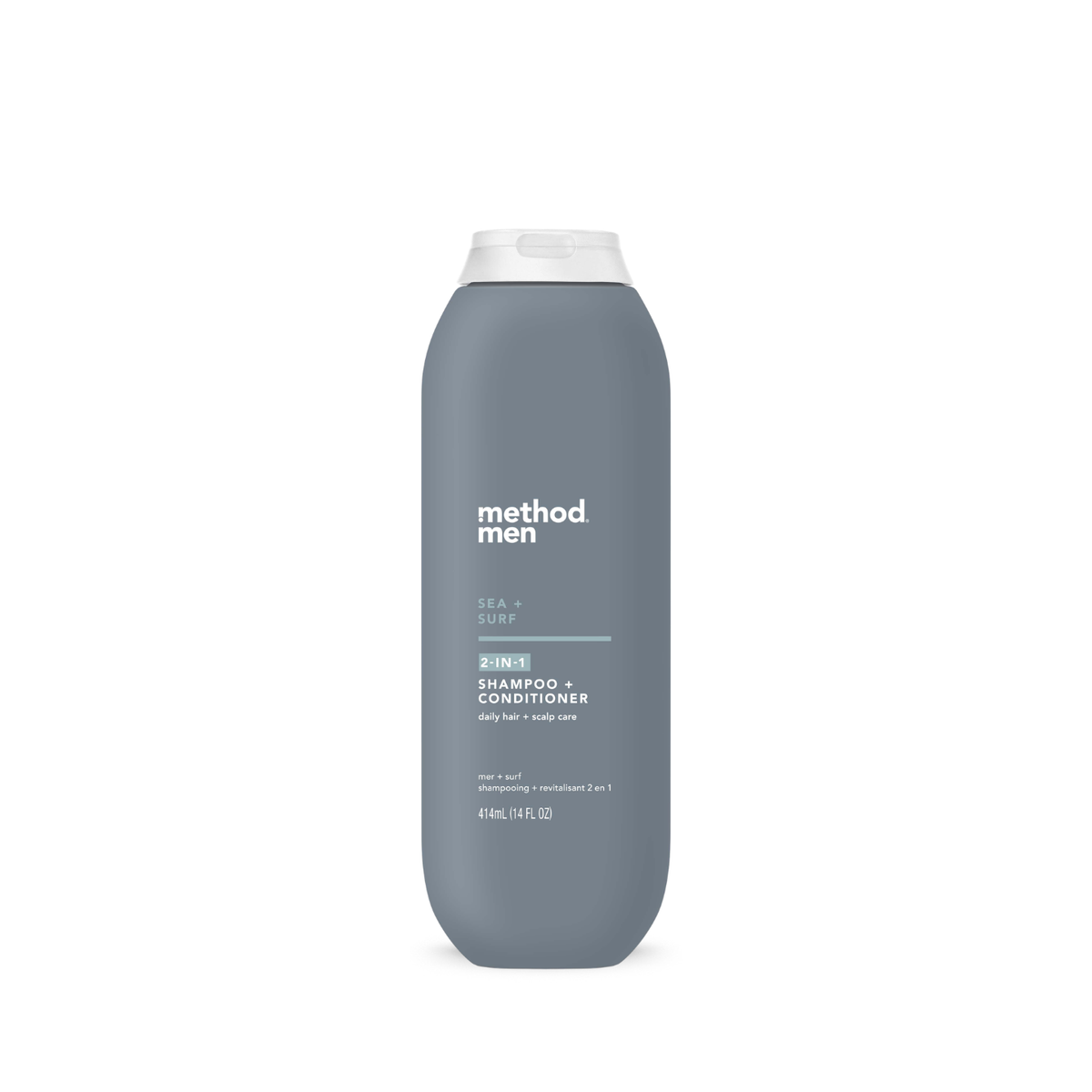 Method Men's 2-in-1 Shampoo + Conditioner with Argan and Jojoba, 414 ml - Sea + Surf / 414 ml