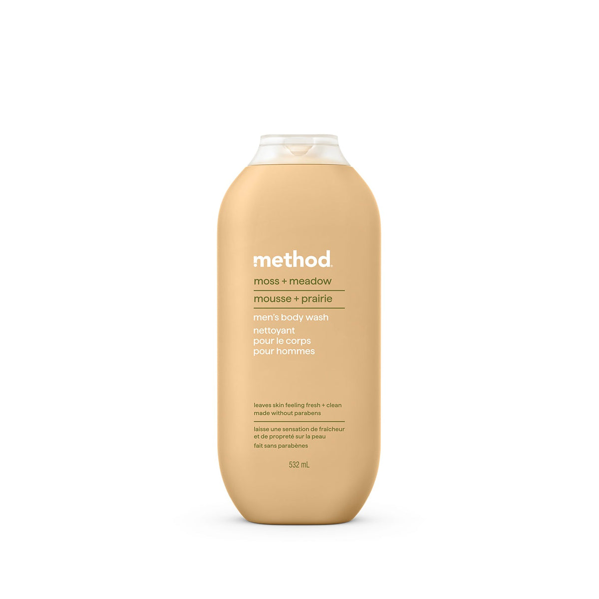 Method Men's Body Wash, 7 Scents - Moss + Meadow / 502 ml