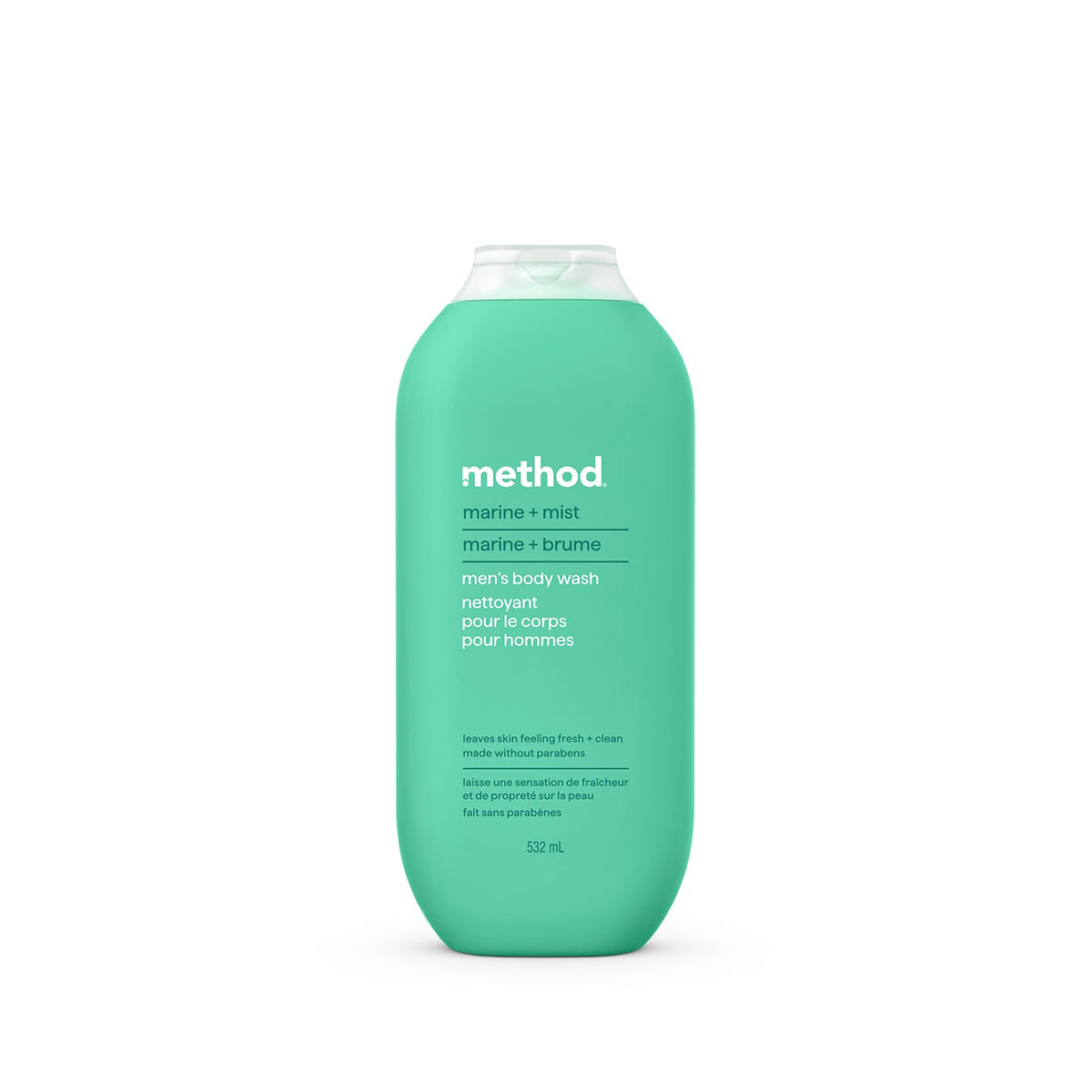 Method Men's Body Wash, 7 Scents - Marine + Mist / 502 ml