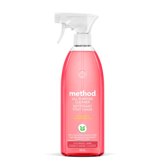 Method All-Purpose Cleaner Spray, Plant-Based, 828 ml - Pink Grapefruit